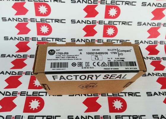 1개의 NEW Allen-Bradley 1769-IR6 CompactLogix 6채널 RTD/Resistance 입력 모듈