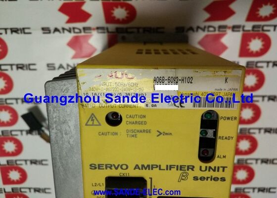 Fanuc 세르보 증폭기 단위 200-240VAC 6.3A/5.9Amps A06B-6093-H102 A06B6093H102 A06B-6093-H102