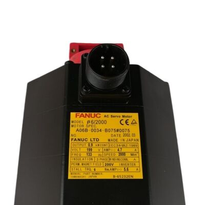 새롭고 사용된 FANUC 서보 모터 A06B-0034-B075#0075 A06B0034B075#0075 AO6B-OO34-B075#OO75