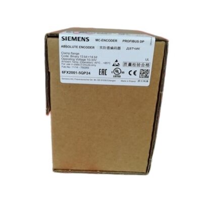 새로운 Siemens Sinumerik 절대 엔코더 6FX2001-5QP24 6FX20015QP24 6FX2001-5QP24