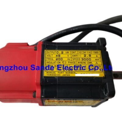 새로운 Fanuc AC 세르보 모터 A06B-0371-B084 A06B0371B084 AO6B-O371-BO84