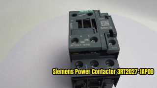 모터 제어용 Siemens 3RT2027-1AP00 230V AC 접촉기 제품 데모 비디오